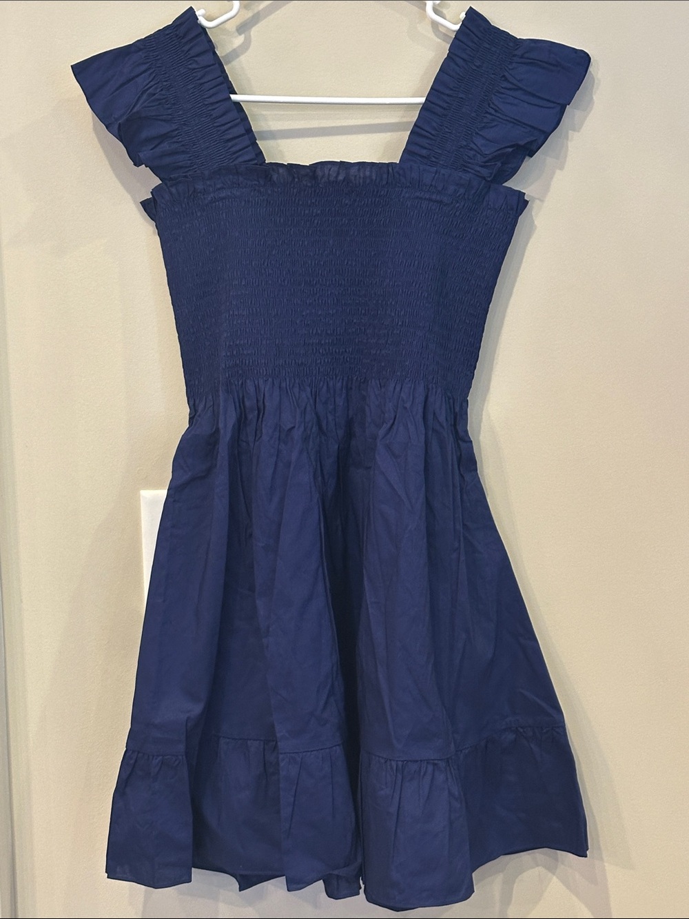 Hill House Elizabeth Nap Dress Navy Smocked Sundress - Picture 2 of 2